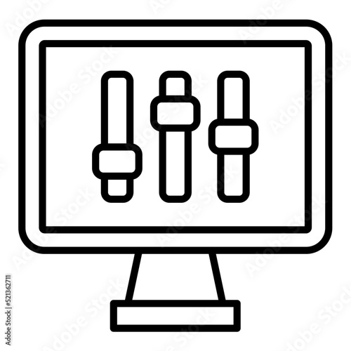 Panels Line Icon