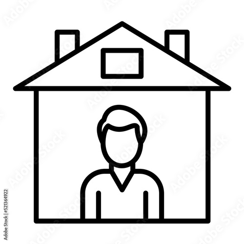 Isolation Line Icon