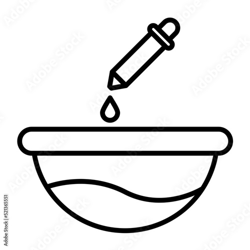 Dropper Line Icon