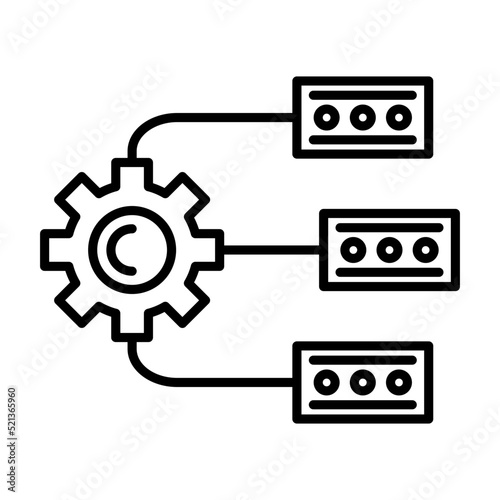 Planning Line Icon