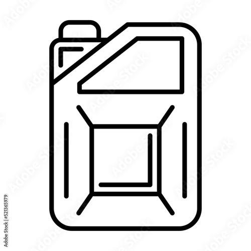 Jerrycan Line Icon