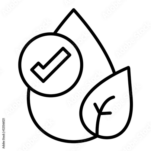 Hypoallergenic Line Icon
