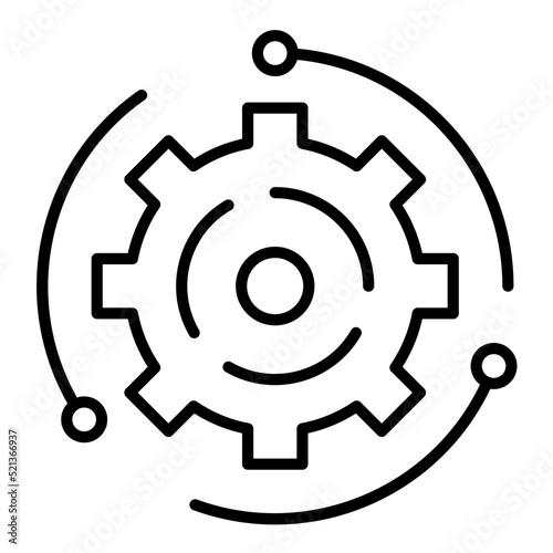 Automate Line Icon