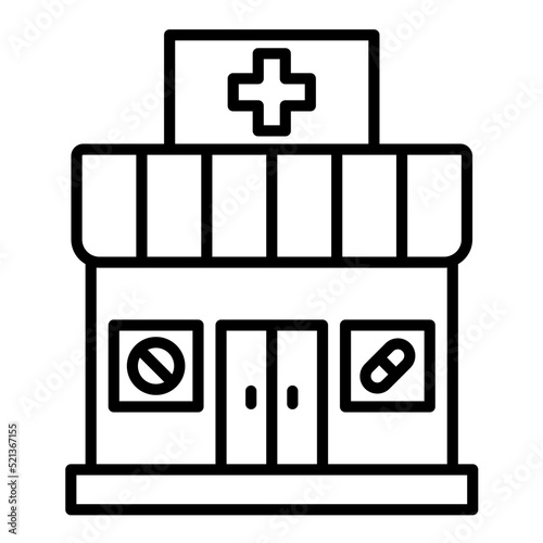 Pharmacy Line Icon