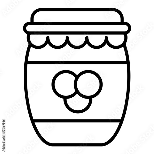 Jam Line Icon