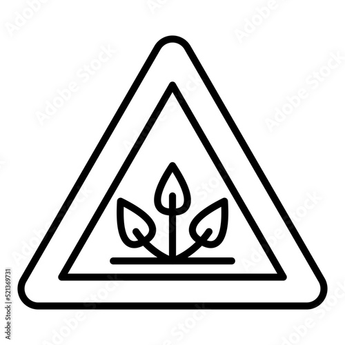 Extinction Line Icon