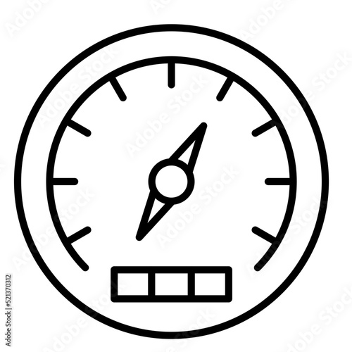 Barometer Line Icon
