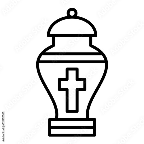 Urn Line Icon