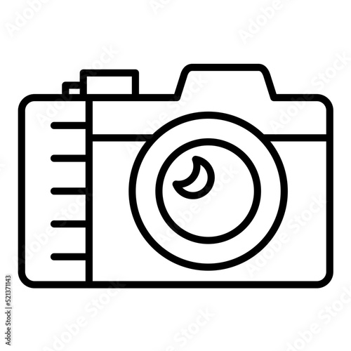 Compact Camera Line Icon