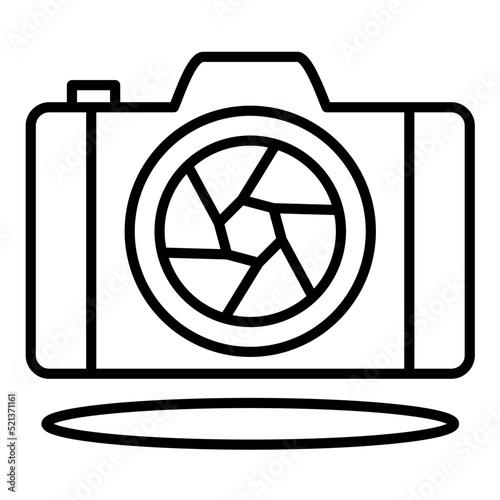 Front Camera Line Icon