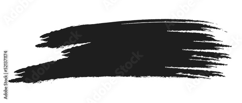 Brush strokes vector isolated on white background. easily editable eps.