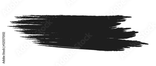 Brush strokes vector isolated on white background. easily editable eps.