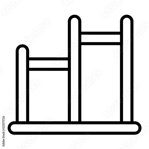 Chin Ups Line Icon