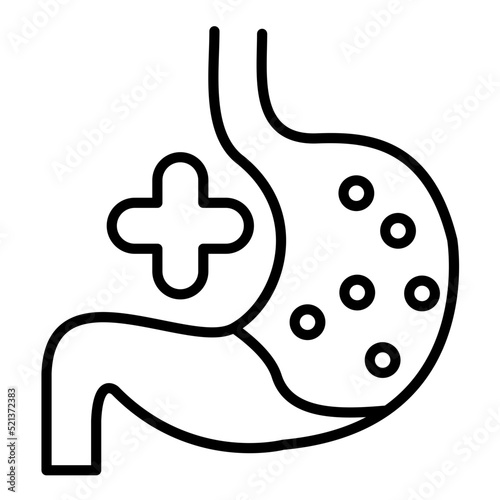Gastroenterology Line Icon