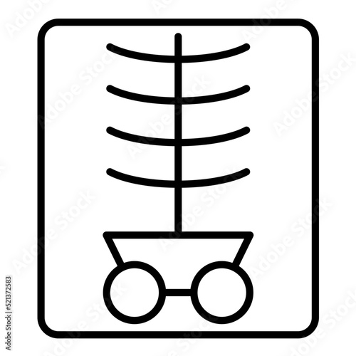Xray Line Icon