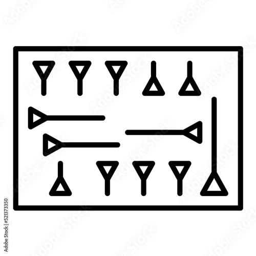 Cuneiform Line Icon