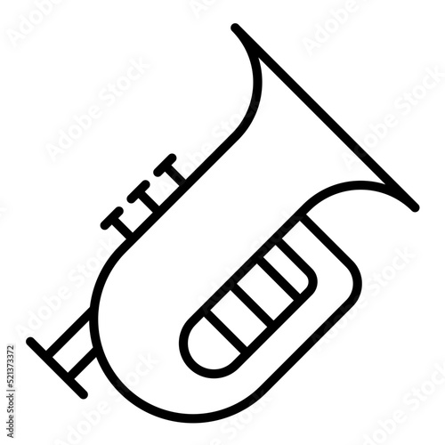 Tuba Line Icon