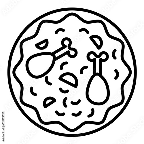 Mandi Line Icon