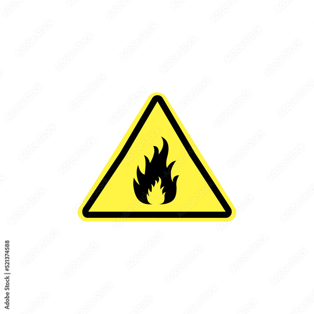 fire danger sign. stock vector fire danger sign. stock vector