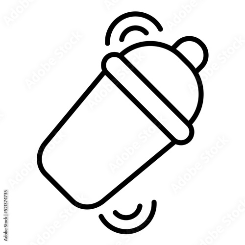 Cocktail Shaker Line Icon