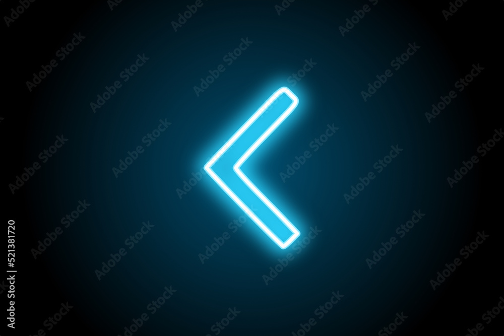 Kaunan viking norse nordic rune glowing neon symbol 