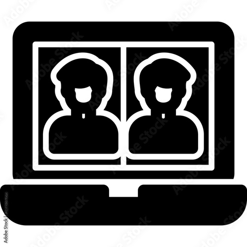 Videocall Discussion Icon