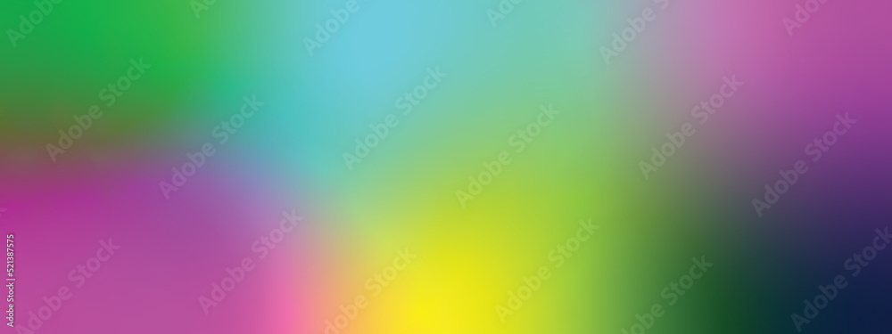 Abstract Blurred rainbow background. Soft gradient backdrop with place for texture and it used for Web, Mobile Applications, Desktop background, Wallpaper, Business banner, poster and other site.