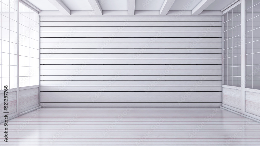 Empty room with Wall Background. 3D illustration, 3D rendering Empty room with Wall Background. 3D illustration, 3D rendering