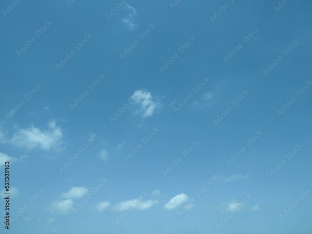 blue sky with clouds