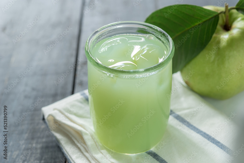 Guava juice and fresh Guava Guava juice and fresh Guava