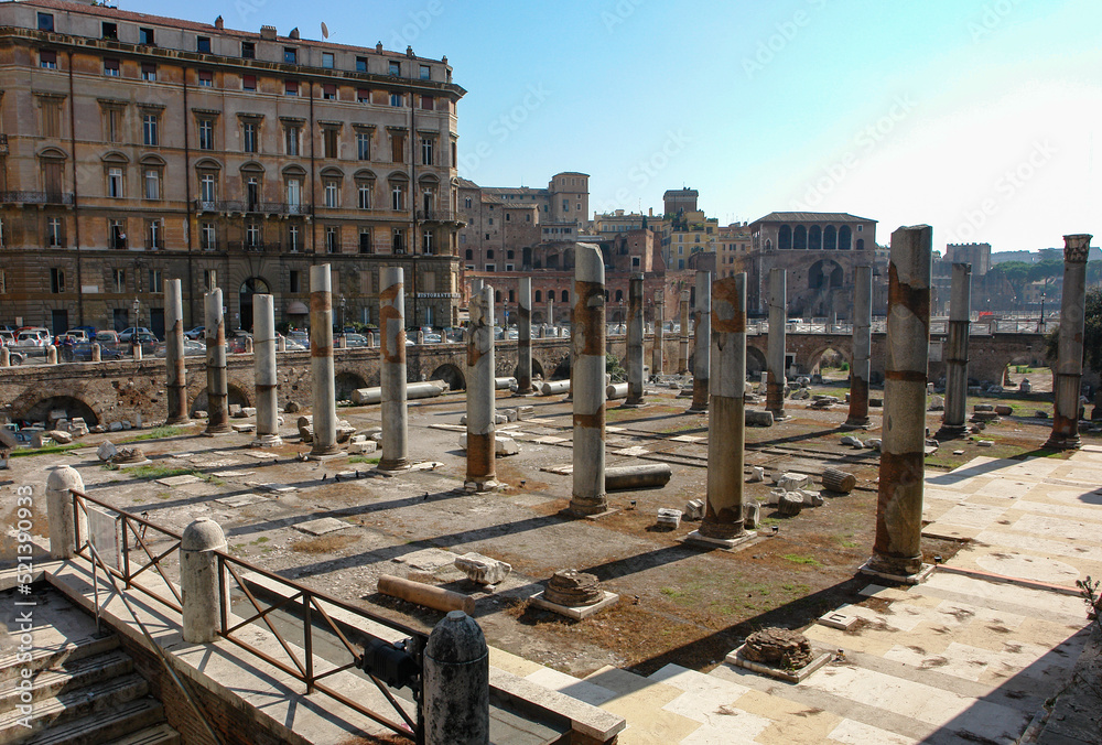 世界遺産のローマの遺跡・フォロロマーノ