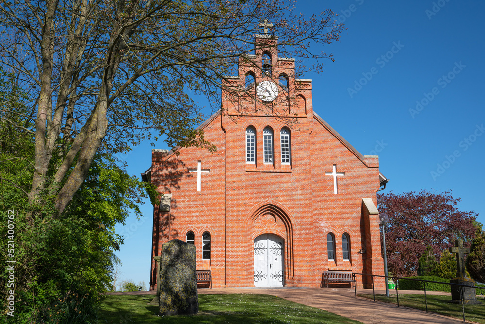 Naklejka premium Church, Pellworm, Germany