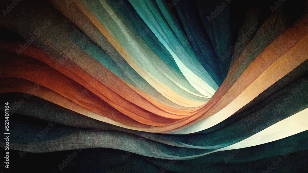 Leinwandbild Motiv - Robert Kneschke : Organic abstract panorama wallpaper background