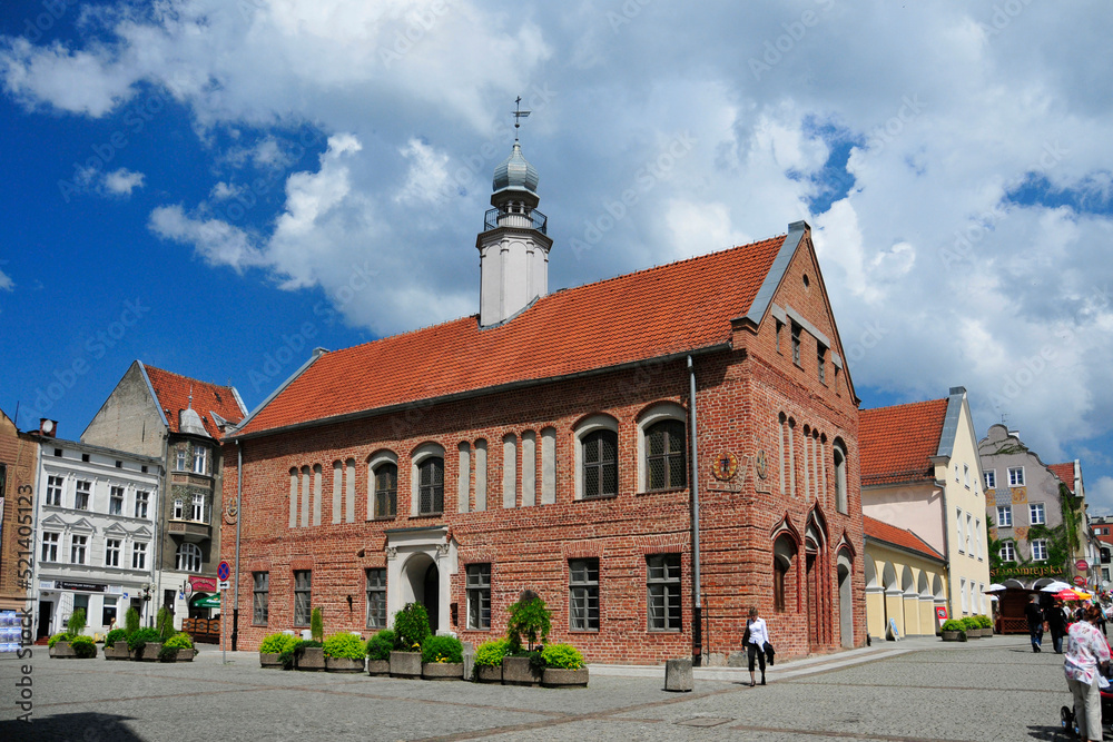 Old town hall in Olsztyn, capital of Warmian-Masurian Voivodeship, Poland.