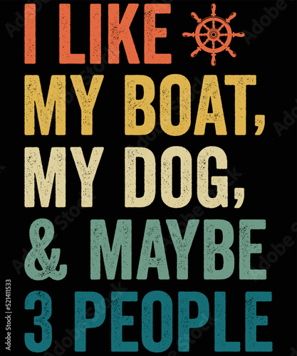 Boating Gifts For Men Women Boaters T-Shirt Design
