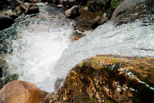 salto de agua en el río Jerte photo
