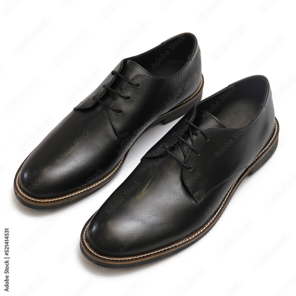 Pair of Mens Office Formal Shoes Black Oxford
