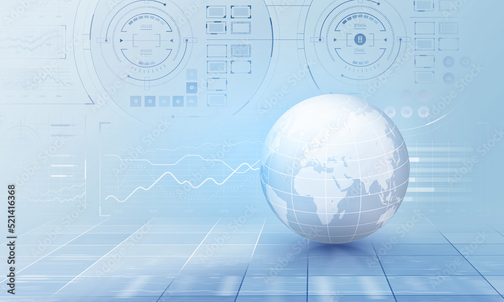 Fototapeta premium Global communication and technology Image