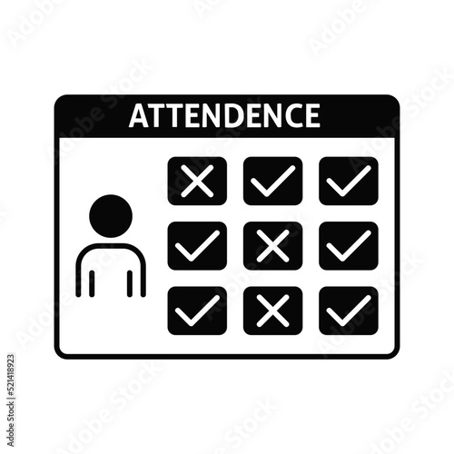 Solid icon for Attendence sheet