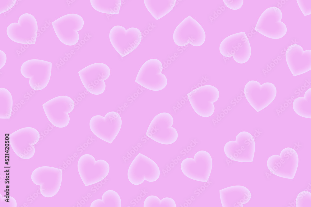 Pink heart light Valentine love wedding pastel pattern