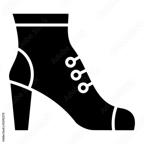 High Heels Glyph Icon