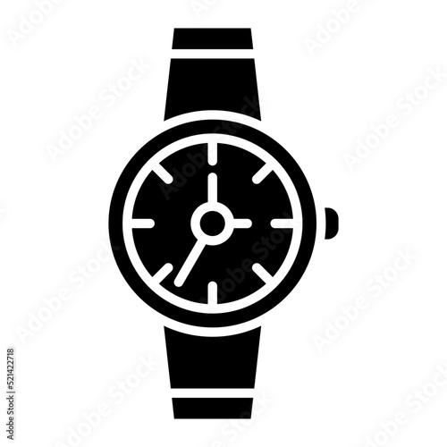 Wristwatch Glyph Icon