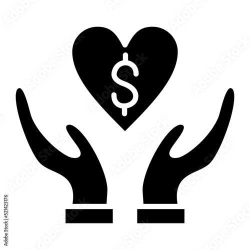 Non Profit Organization Glyph Icon