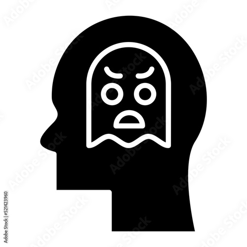 Phobia Glyph Icon