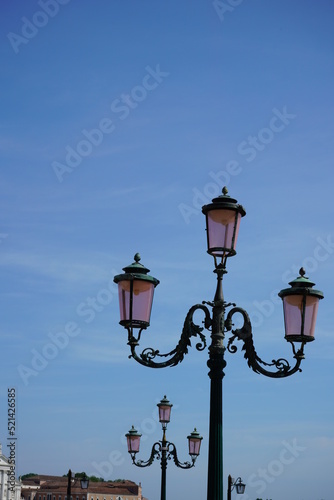 Fototapeta Naklejka Na Ścianę i Meble -  Venice Building old architecture streets italy lamp san marco important buildings Church small allies window gate arch 