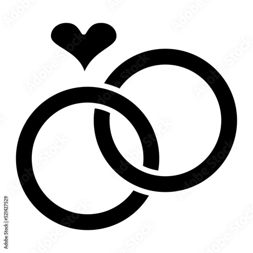 Rings Line Icon