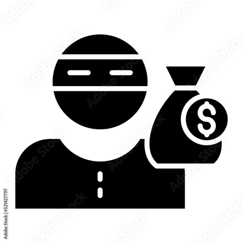 Bandit Line Icon