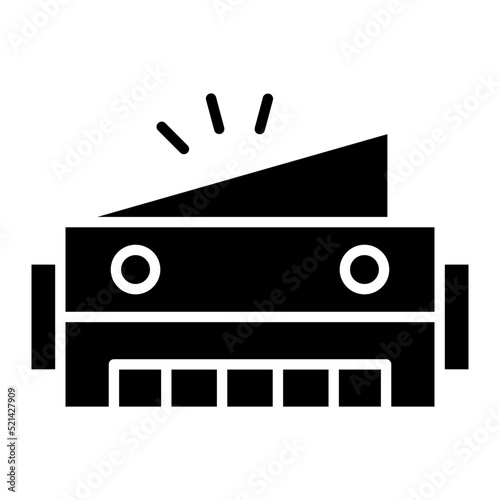 Harmonica Line Icon