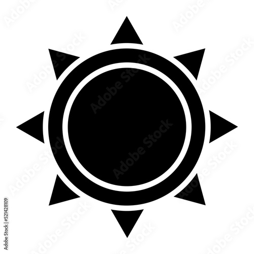 Sun Line Icon