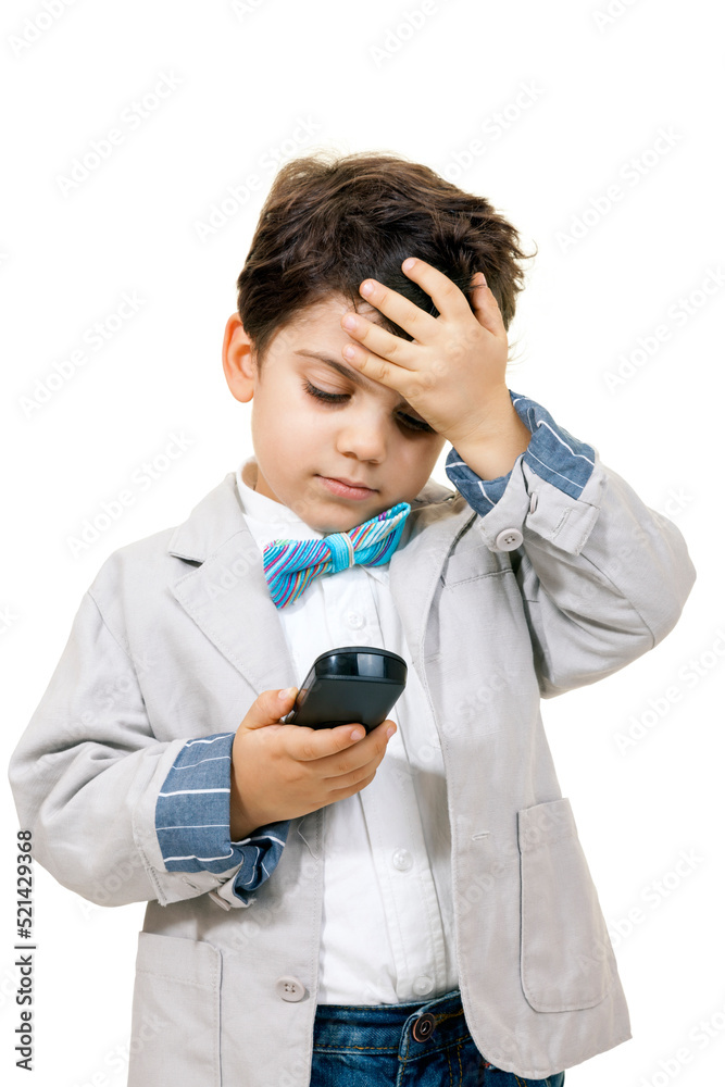Little Businessman Having A Business Trouble Little Businessman Having A Business Trouble